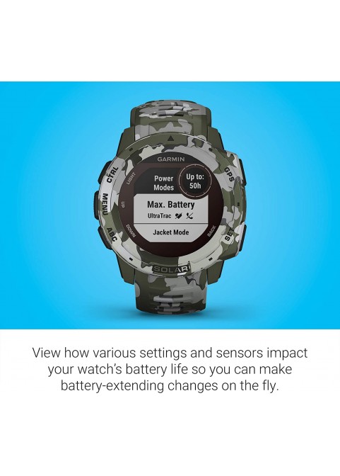 Garmin 010-02064-00 Instinct, Rugged Outdoor Watch with GPS, Features Glonass and Galileo, Heart Rate Monitoring and 3-Axis Compass, Graphite